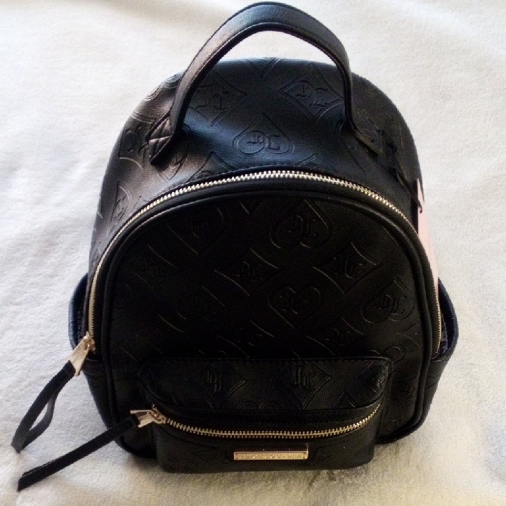 JUICY COUTURE BLACK MEDIUM SIZE BACKPACK NEW W/ TAGS!
